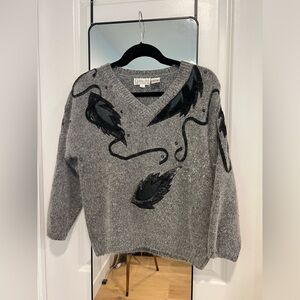 Women’s Vintage GOLDEN ISLE Silk/Nylon Blend Sweater ~ Size Medium